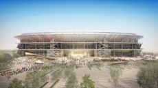  the Camp Nou Football Stadium