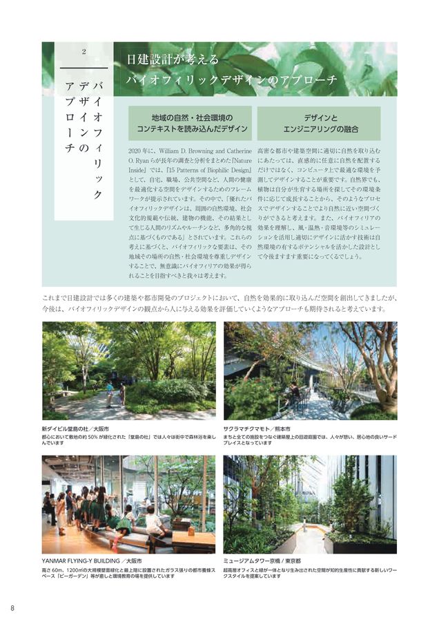 NIKKEN BIOPHILIC DESIGN BOOK vol.1 JR 熊本駅ビル