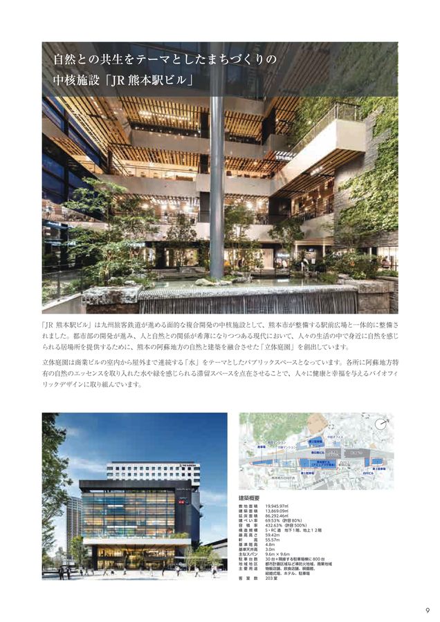 NIKKEN BIOPHILIC DESIGN BOOK vol.1 JR 熊本駅ビル
