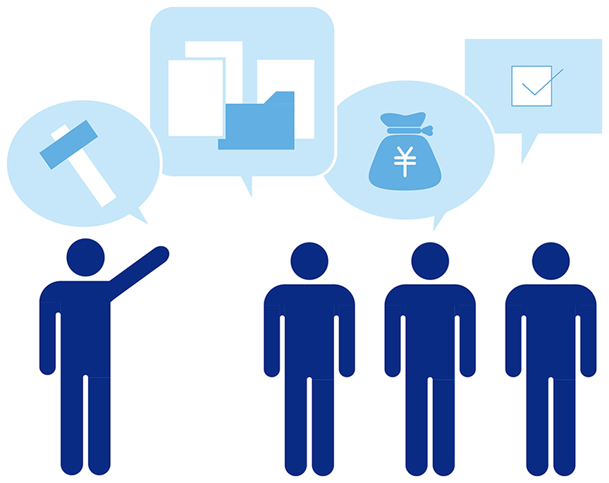 日建設計プロジェクトマネジメントチーム体制図