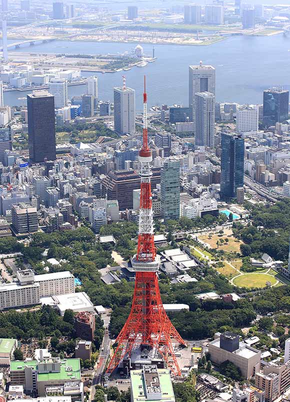 東京タワーの耐震レトロフィット